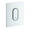 Grohe Abdeckplatte Arena Cosmopolitan weiß, manuelle Auslösung für Urinal