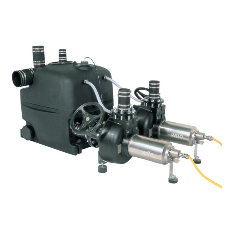 Wilo Abwasserhebeanlage DrainLift XXL 1040-2/7, 7 kW, 400 l, DN 100