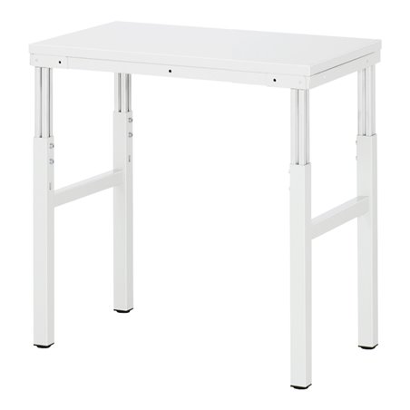 Rau Basistisch Serie E, H650-1000mm, höhenverstellbar, EGB-Melamin-Platte 28mm