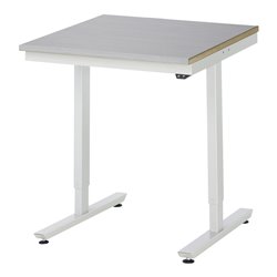 Rau Arbeitstisch, H720-1120mm, elektrisch höhenverstellbar, ES-Platte-28 mm