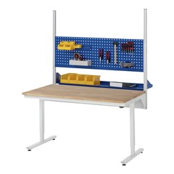 Rau Arbeitstisch, H720-1120mm, elektrisch höhenverstellbar, ES-Platte-28 mm