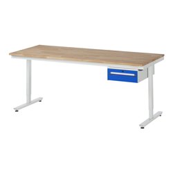 Rau Arbeitstisch, H720-1120mm, elektrisch höhenverstellbar, ES-Platte-28 mm