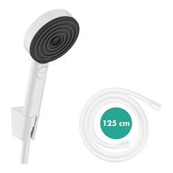 hansgrohe Brausehalter-Set Pulsify Sel. S 105 1250mm Schlauch, m.-we, Relaxation, 3jet