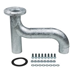 Wilo Hosenrohr DN 100, für XXL 1040, Stahl verzinkt