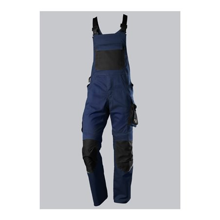 BP® Latzhose mit Kniepolstertaschen, nachtblau/schwarz