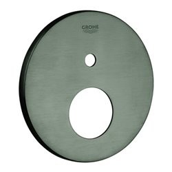 Grohe Rosette 48429 rund für EHM-FMS mit 2-Wege Umst. hard graphite gebürstet