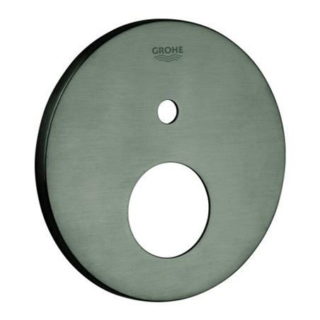 Grohe Rosette 48429 rund für EHM-FMS mit 2-Wege Umst. hard graphite gebürstet