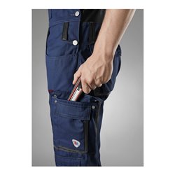 BP® Komfort-Latzhose mit Reflexelementen und Kniepolstertaschen, nachtblau