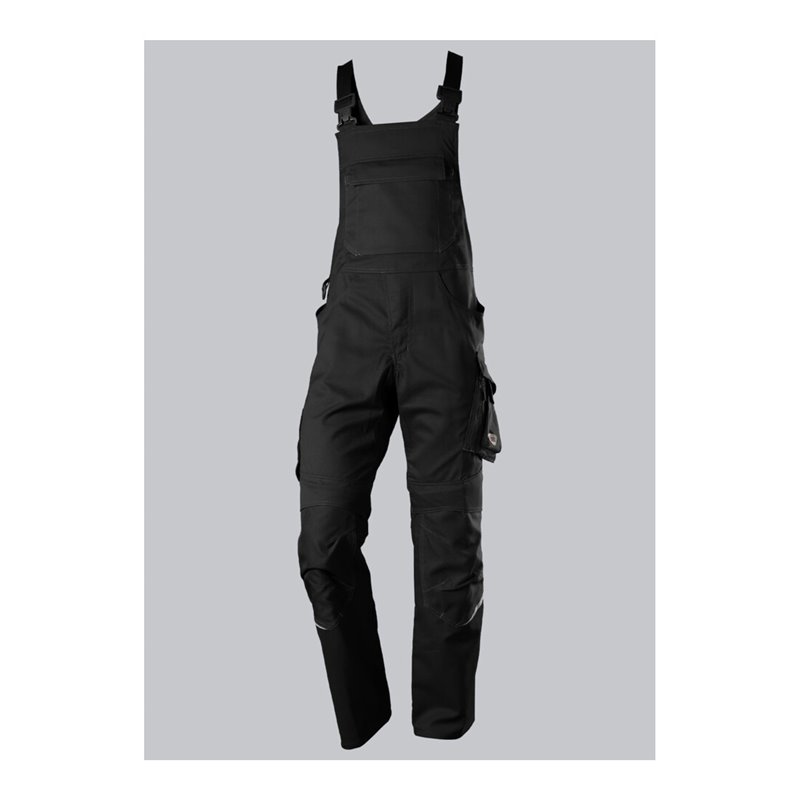 BP® Latzhose mit Kniepolstertaschen, schwarz
