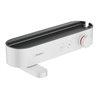 hansgrohe Badewannenthermostat ShowerTablet Sel. 400 412x115mm, AP, 2 Verbraucher, mattweiß