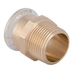 Geberit bergang Mapress d 54mmxR 2, Cu, m Außengewinde, Rotguss