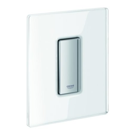 Grohe Abdeckplatte Skate Cosmopolitan moon wh., Gl., man. Auslösung für Urinal