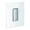 Grohe Abdeckplatte Skate Cosmopolitan moon wh., Gl., man. Auslösung für Urinal