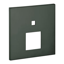 Grohe Rosette 48431 eckig für EHM-FMS mit 2-Wege Umst. hard graphite gebürstet