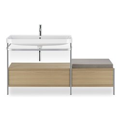 Duravit Design-Siphon für Waschtische, chrom