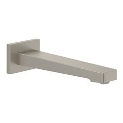 V&B Badewannenausl. Architectura Square Wandmontage, brushed nickel black
