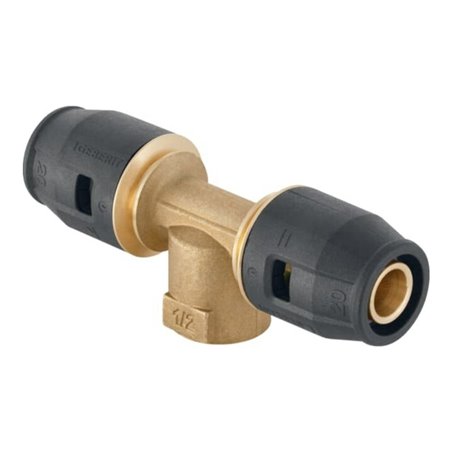 Geberit T-Stück PushFit d 25x25mmxRp 3/4, mit IG, Messing