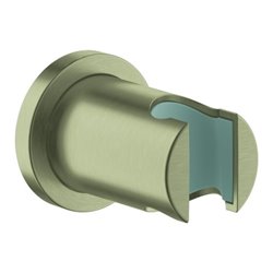 Grohe Handbrausehalter Rainshower n. verstellb., rd Ros., nickel gebürstet