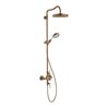 hansgrohe Showerpipe Axor Montreux m TH, Kopfbrause, 240mm, 1j, brush. r gol