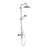 hansgrohe Showerpipe Axor Montreux m TH, Kopfbrause, 240mm, 1j, Edelstahl-Optik