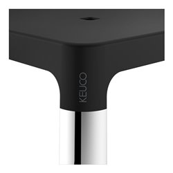 Keuco Hocker AXESS Sitzfläche 338mm, verchromt/schwarz