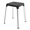 Keuco Hocker AXESS Sitzfläche 338mm, verchromt/schwarz