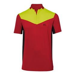 Kübler Funktionsshirt FOREST rot/warngelb Form 5050