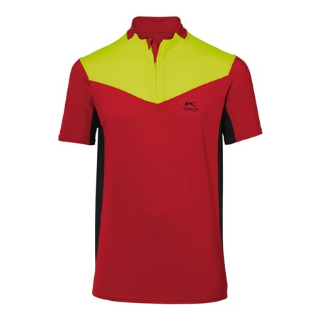 Kübler Funktionsshirt FOREST rot/warngelb Form 5050