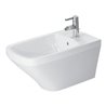Duravit Wand-Bidet DuraStyle 37x62cm, m HL, ÜL, Hahnlochbank, weiß