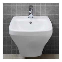 Duravit Wand-Bidet DuraStyle 37x62cm, m HL, ÜL, Hahnlochbank, weiß