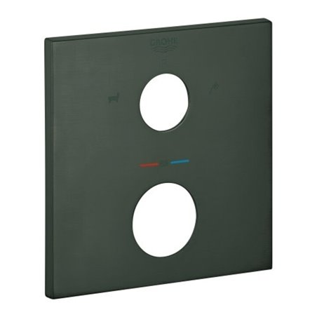 Grohe Rosette 49103 eckig für THM-FMS hard graphite gebürstet