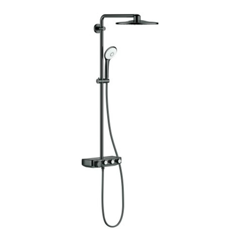 Grohe Duschsystem Euphoria SmartC 310 Duo h grap, m AP-Thermostat, Arm 45cm schwenkb.