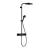 hansgrohe Brause-Set Pulsify S mit Thermostat, mattschwarz