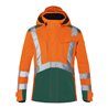Kübler Hardshelljacke REFLECTIQ PSA 2 warnorange/moosgrün Form 1327