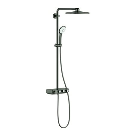 Grohe Duschsystem Euphoria SmartC 310 Duo h grap g, m AP-Thermostat, Arm 45cm schw