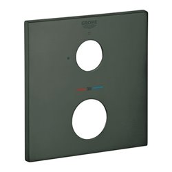 Grohe Rosette 49109 eckig für THM-FMS hard graphite gebürstet