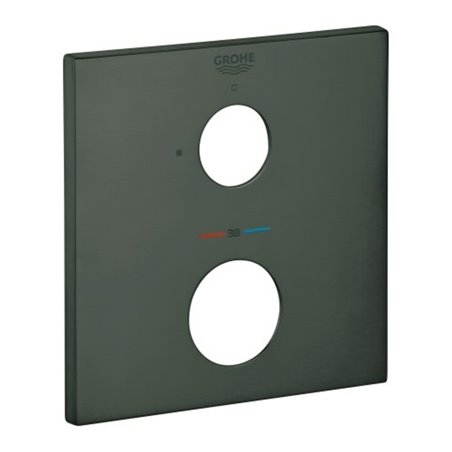 Grohe Rosette 49109 eckig für THM-FMS hard graphite gebürstet