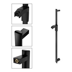 Keuco Brausestange AXESS 1000mm, schwarz matt