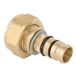 Geberit bergang Mepla d 63mmxG 2 1/2, m ÜM, Rotguss