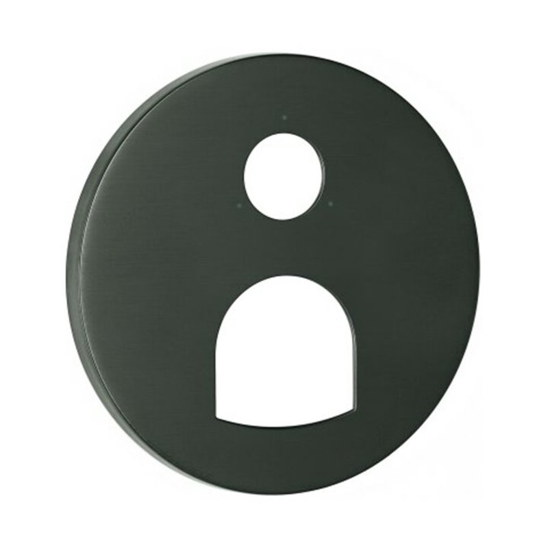 Grohe Rosette 49117 rund für EHM-FMS hard graphite gebürstet