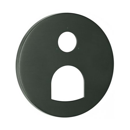 Grohe Rosette 49117 rund für EHM-FMS hard graphite gebürstet