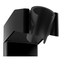 Keuco Brauseschieber AXESS schwarz matt