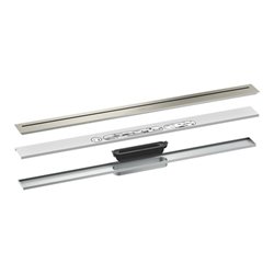 hansgrohe Duschrinne Drain 900mm, FM-Set, frei im Raum, ES optic