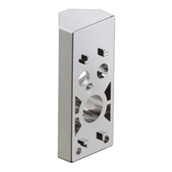 hansgrohe Eckmontageset Axor Uno für Wandstangen, chrom