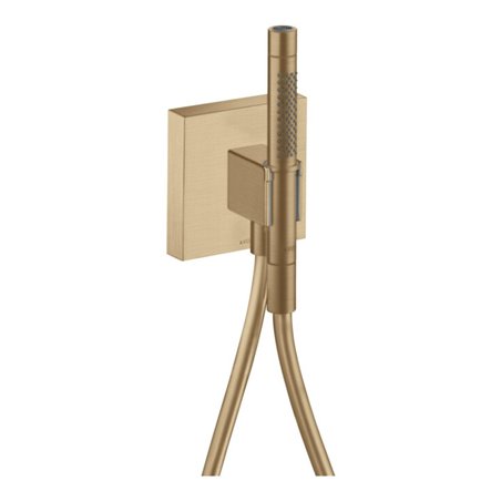 hansgrohe Portereinh Axor Starck Organic m Stabhandbrause 2jet, Schl, 120x120mm, b bron