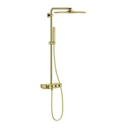 Grohe Duschsystem Euphoria SmartC 310 Cube D m AP-Thermostat, Wandmontage, cool sunrise