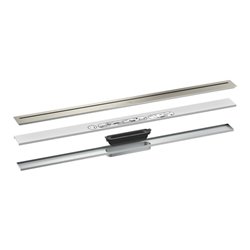 hansgrohe Duschrinne Drain 1000mm, FM-Set, frei im Raum, ES optic