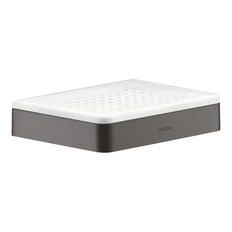 hansgrohe Seifenschale Axor universal Keramikeinsatz, brushed black chrome