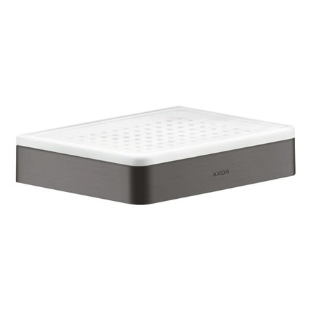 hansgrohe Seifenschale Axor universal Keramikeinsatz, brushed black chrome