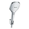 hansgrohe Halter Raindance Sel. E 120 120mm Kopf, 3jet, 1600mm Schlauch, we/vc